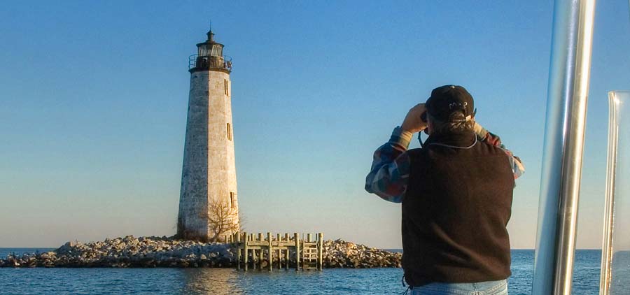 viewing New Point Comfort Lighthouse