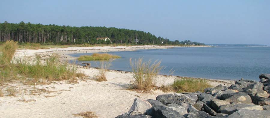 Haven Beach in Mathews County