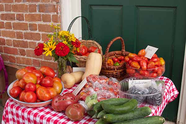 Farmer's Market vegetables