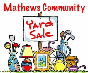 mathews va community yard sale 2017