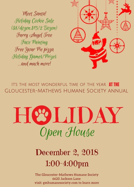 Holiday open house humane society