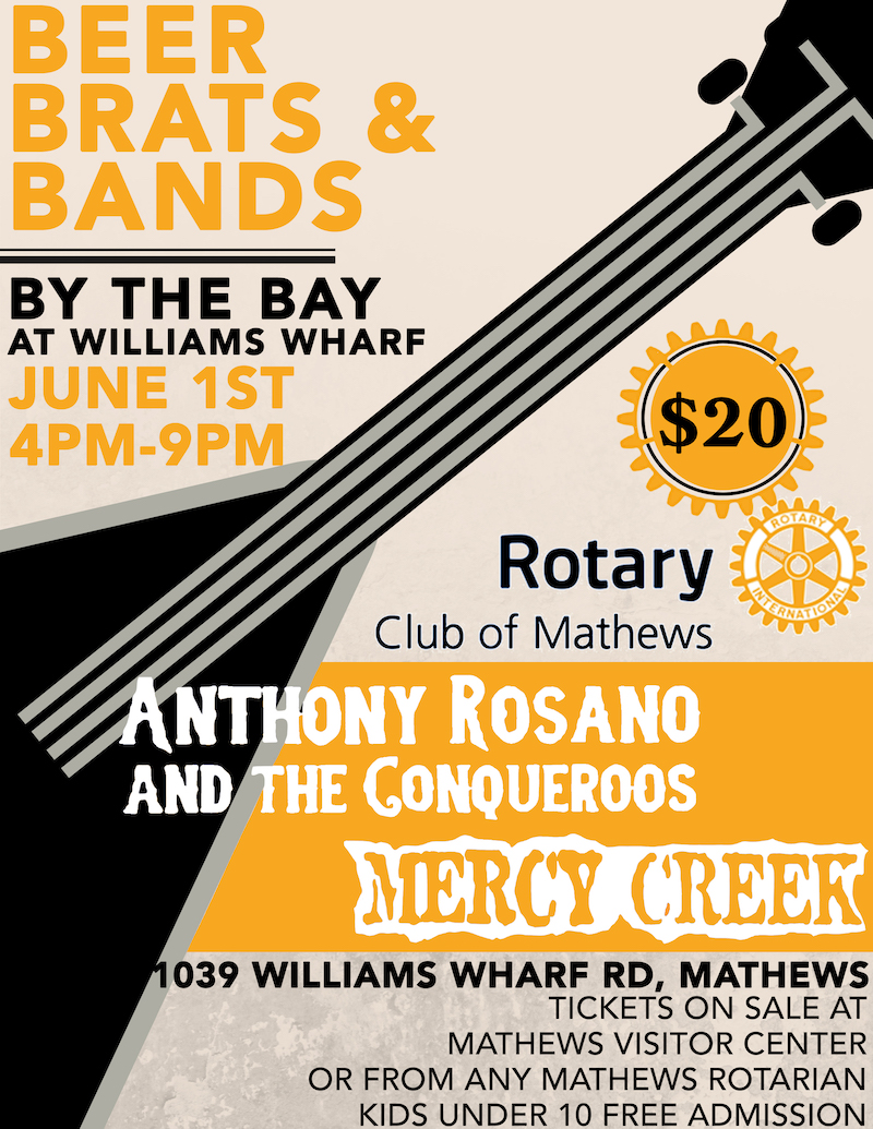 Beer, Brats and Bands by the Bay - Mathews County Visitor Center